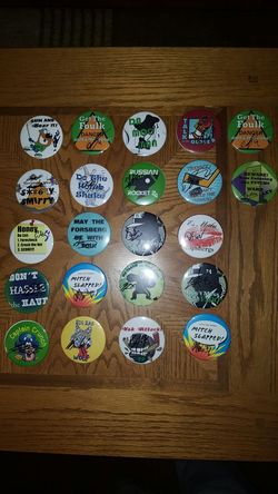 Seattle Thunderbirds Autographed Saying Buttons
