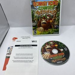 Nintendo Donkey Kong Country Returns (Nintendo Wii, 2010) Complete CIB
