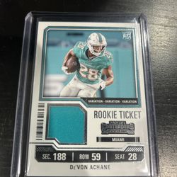 Sports Card De’Von Achane