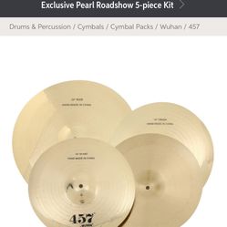 Wuhan 457 cymbal set 