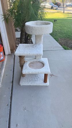 3-Tier Cat Tree with Perch and Scratching Post