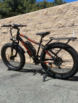 750/1000 Watt Electric Fat Tire MTB Mountain Bike, 24-28mph top speed, throttle, 26 x 4.0 Fat Tire