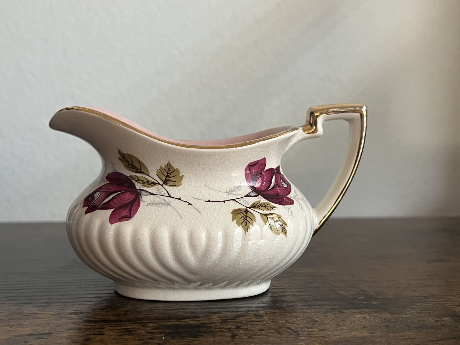 Vintage Sadlers English Rose Floral Bone China