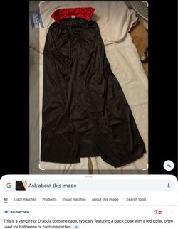 Dracula or Vampire Cape M
