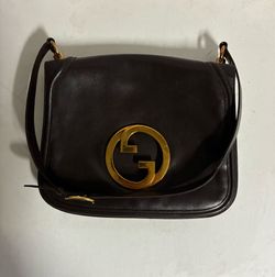 Authentic Gucci Vintage Brown Leather Bag