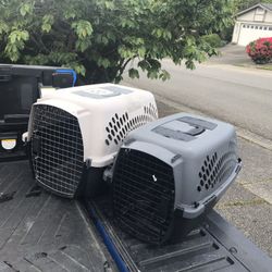 Small Dog Cat Rabbit Bunny Kennel Crate Carrier Like New 24" L by 14” W by 14” $25 Each