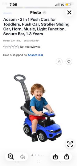 Push car toddlers