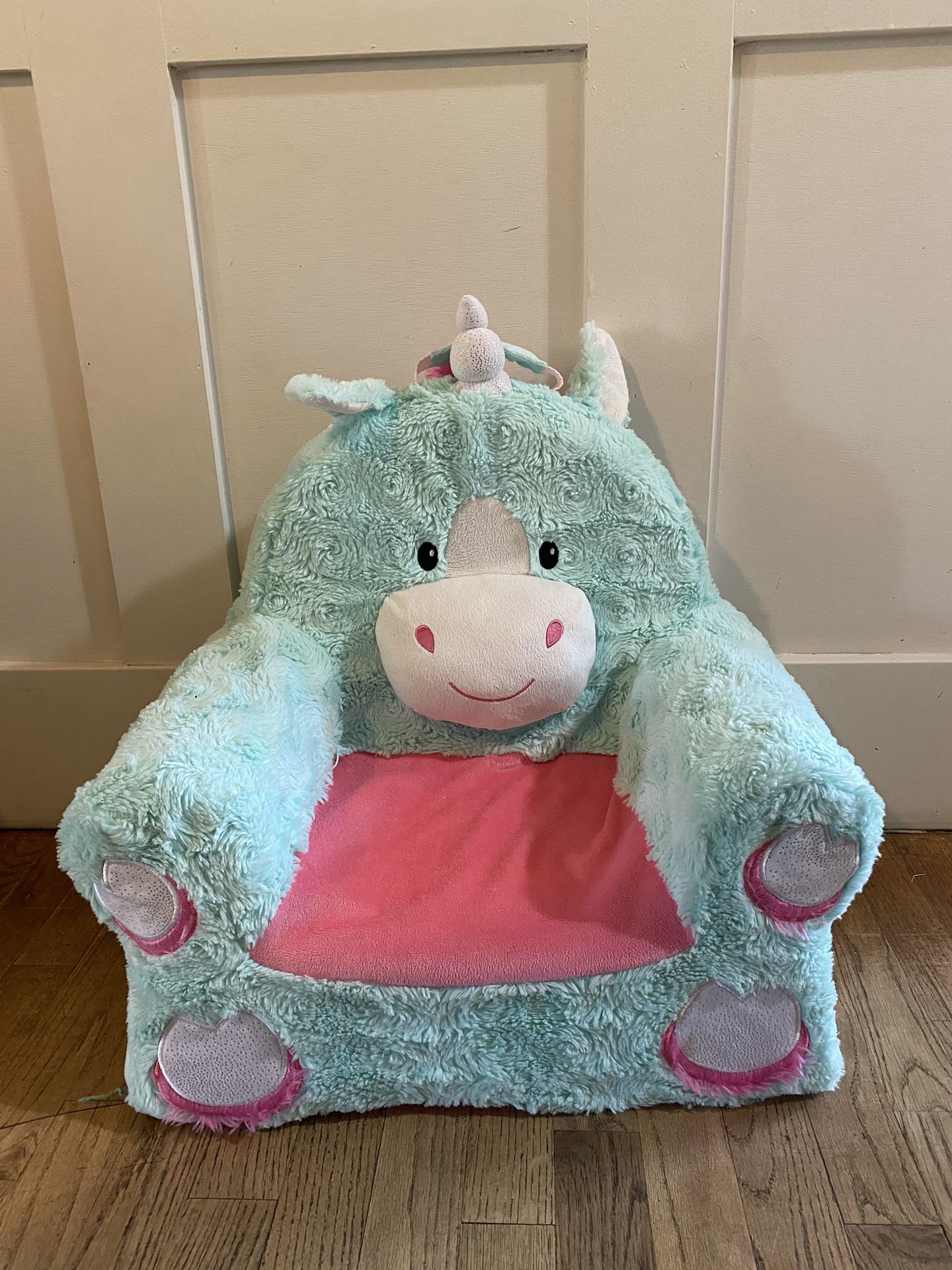 Toddler Plush Unicorn Chair