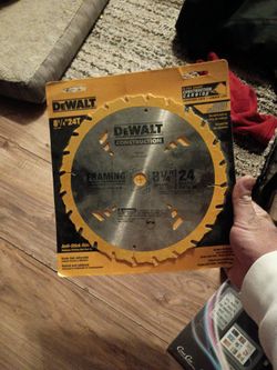 DeWalt 8 1/4"24T Saw Blade 10$ Or Best Offer.