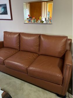 New leather couch