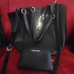 CalvinKlein Shoulder Bag & Small Purse
