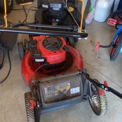 3 Push Mowers 