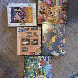 puzzle bundle 1000 piece unopened