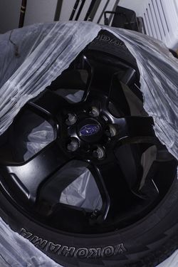 2024 Subaru Forester Wilderness OEM Wheels & Yokohama Geolandar Tires - Complete Set ($1,100)
