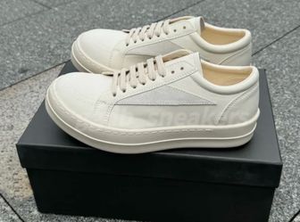 BRAND NEW all white rick owen vans