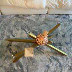 Glass /Gold Coffee Table