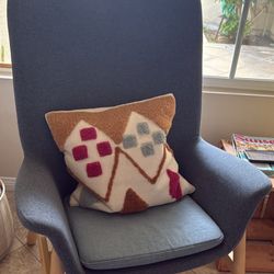 High Back Armchair Scandinavian Style