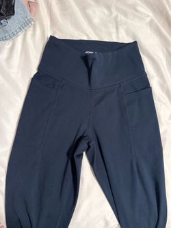 Navy flarred leggings