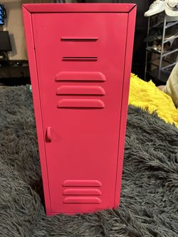 Pink Metal Locker For 18” American Girl/Our Generation Doll
