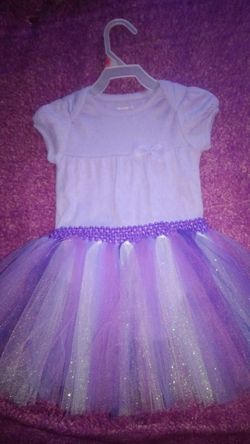 18 months handmade onsie tulle dress
