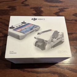 DJI mini 3 drone with built in screen remote controller 
