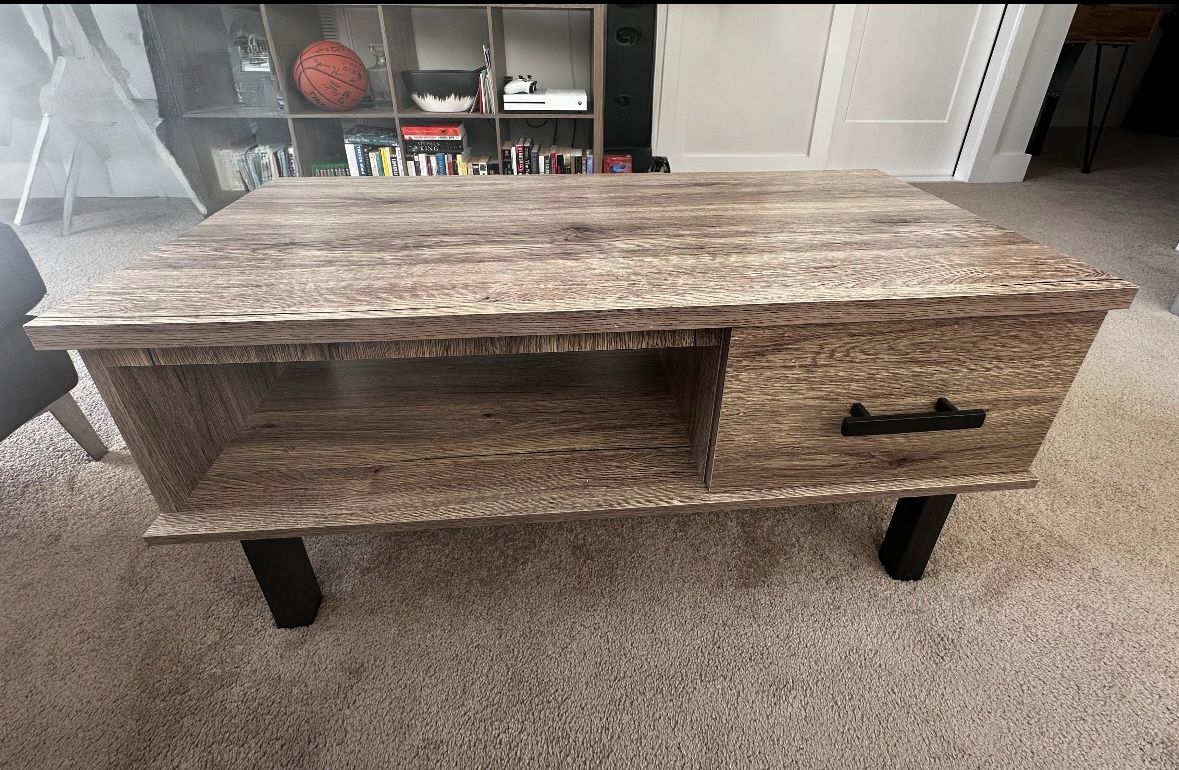 Baxton Studio Modern Oak Coffee Table