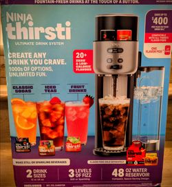 Ninja Thirsti Ultimate Drink System-New in box!