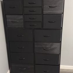 Black 16 Dresser Chest Stand