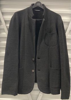 Gorgeous DOLCE & GABBANA Made in Italy 2 button cardigan sweater 70/30 Virgin Wool Polyamide 52 EU 42 USA - BLACK