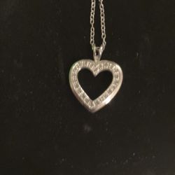 Diamond Heart Necklace 