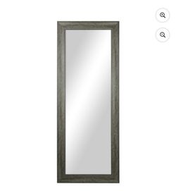 Better Homes & Gardens 27 × 70 Rectangular Full Length Gray Mirror