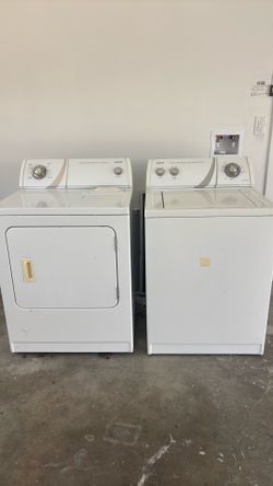 Admiral heavy duty washer and heavy dryer