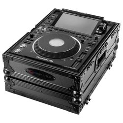 Odyssey FZ3000BL DJ Flight Case with Removable Back Panel for Pioneer CDJ3000 DJ Media Player - Black