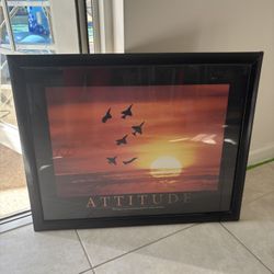 31 X 25 Aircraft Picture Frame Black