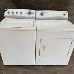 Kenmore washer and gas dryer