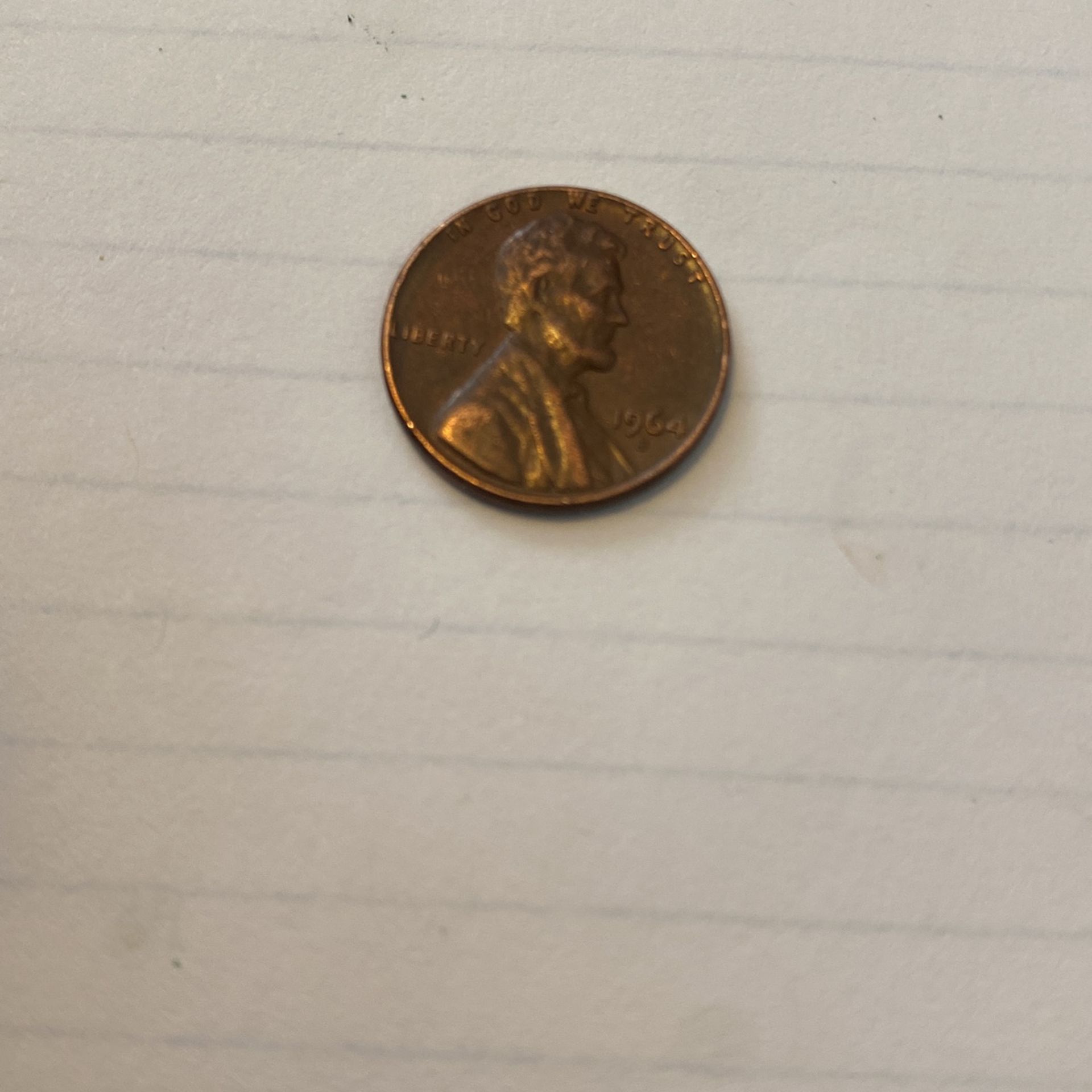1964 D  LINCOLN PENNY 