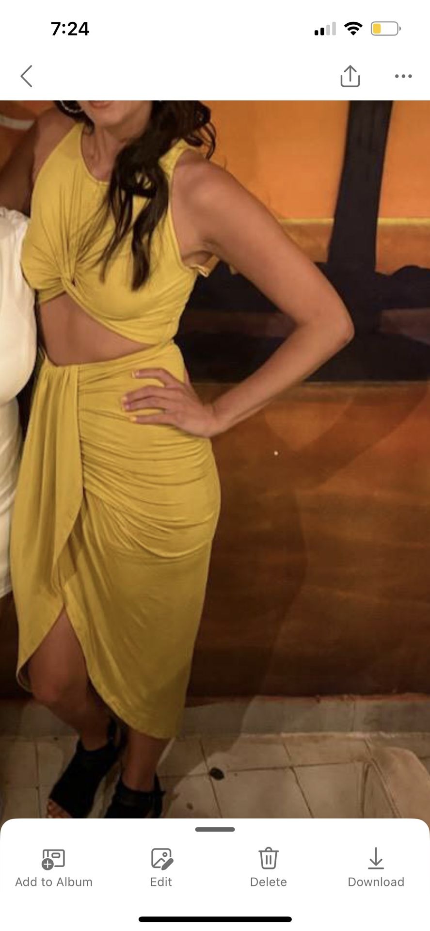 Yellow Vacation Dress