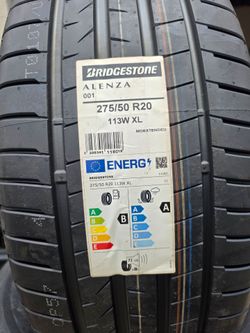 4 brand  BRIDGESTONE ALENZA RUNFLAT Tires  (275/50/20)