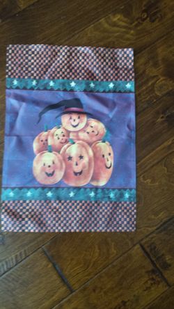 Cute mini yard Halloween flag