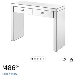 Elegant Decor Contemporary Living Room Wooden Console Table Clear 39" Lx14 Wx30 H