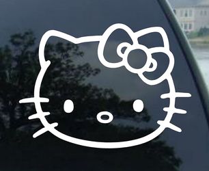 hello kitty car decal