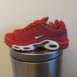 Nike Air Max Plus Mens 11 Red Athletic Running Low