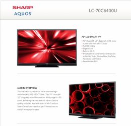 Sharp tv