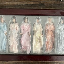 Thomas Pacconi Classics Porcelain Doll Set – 6 Dolls with Original Box & COA