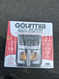 Gourmia 7 QT Digital Air Fryer with Easy View Window, 12-One Touch Presets