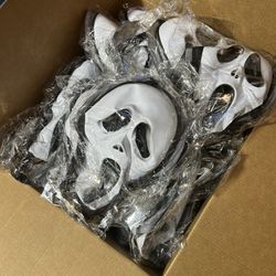 50pc Ghost Mask For Decorating Halloween Costume 