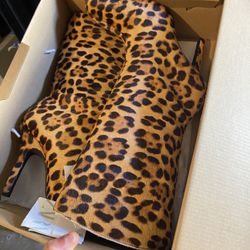 ZARA leopard Booties