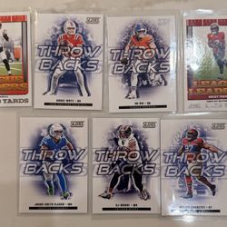 2025 Score Card Lot  (7) Drake Maye-Bo Nix- Joe Burrow-Njigba-DJ More-Irving +