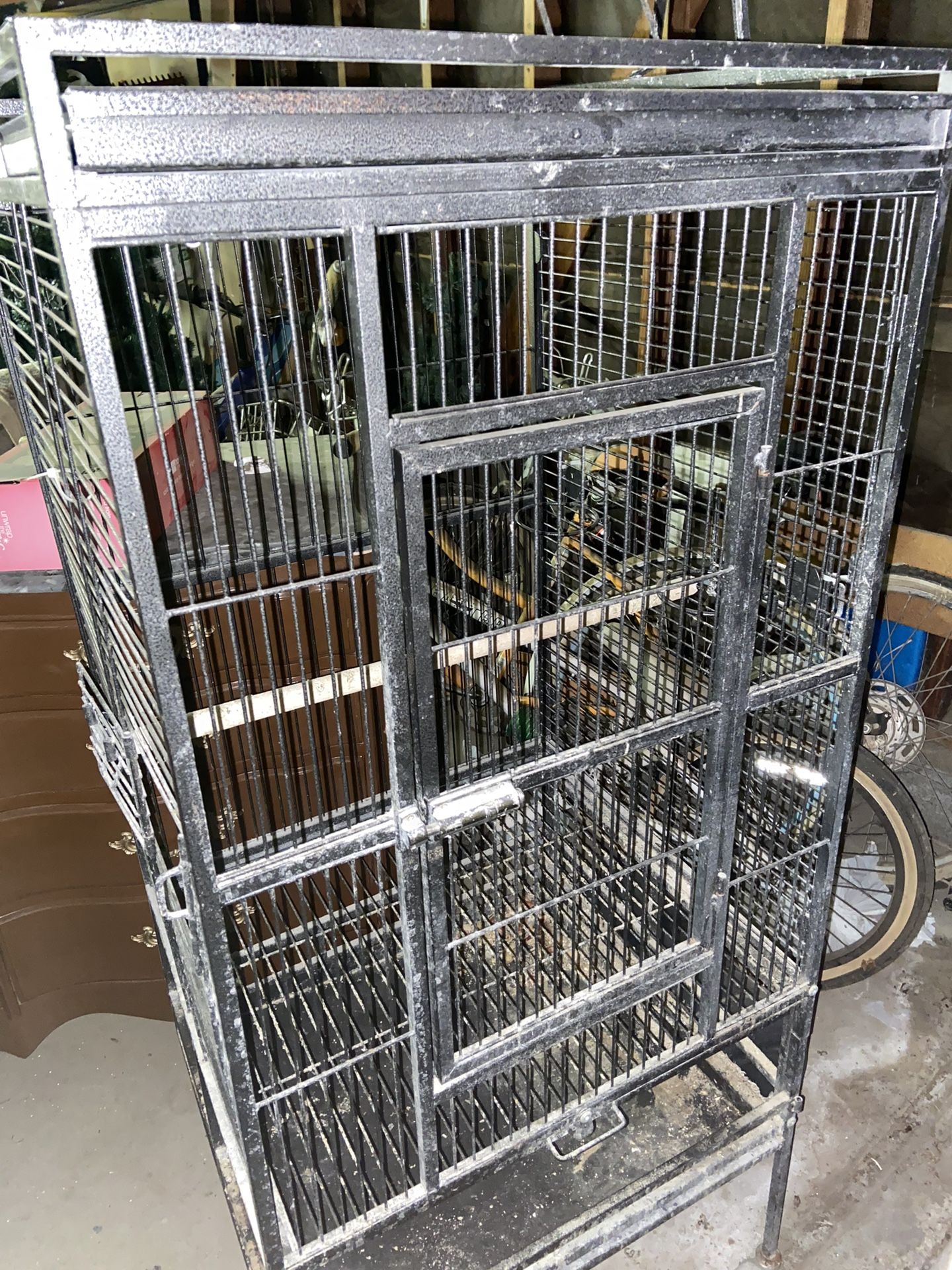Large Bird Cage With Play Top