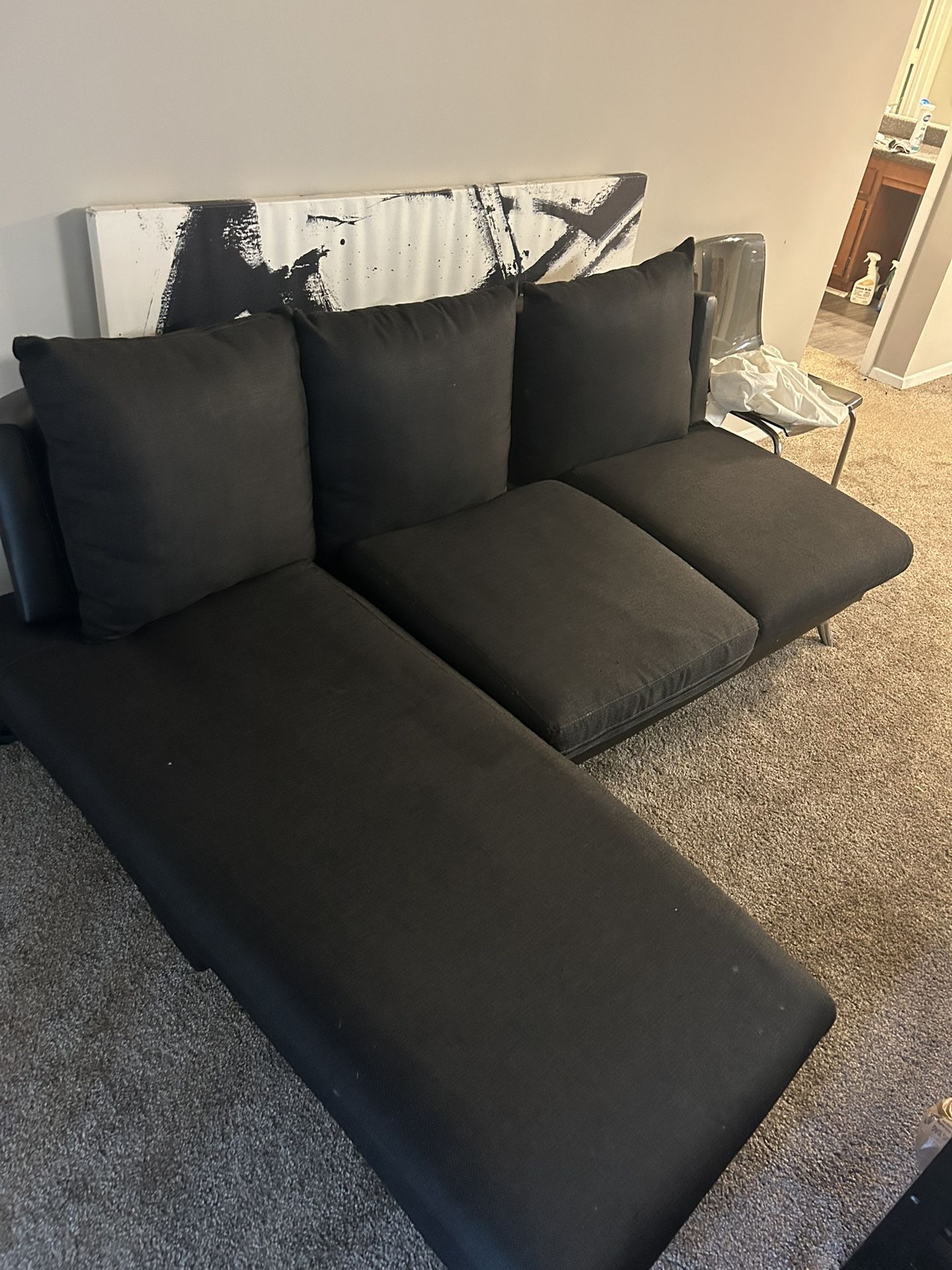 Black lil couch